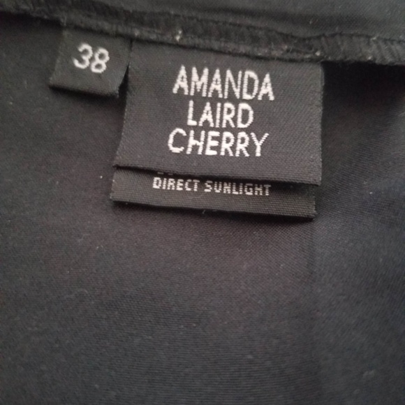 Amanda Laird Cherry Semi Sheer Pleated Skirt - Picture 2 of 6